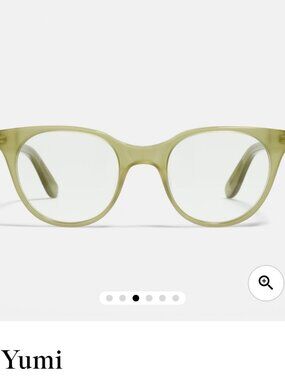 NEW Ace and Tate Yumi Glasses frames in Mochi color,  with blue light filter